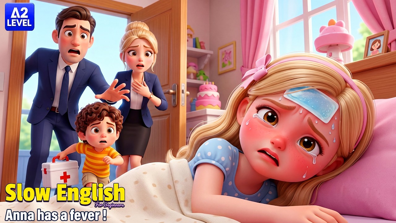 Anna Couldn't Get Up... What Happened to Her? 😭| Slow English Listening Story for Beginners A1&ndash;A2