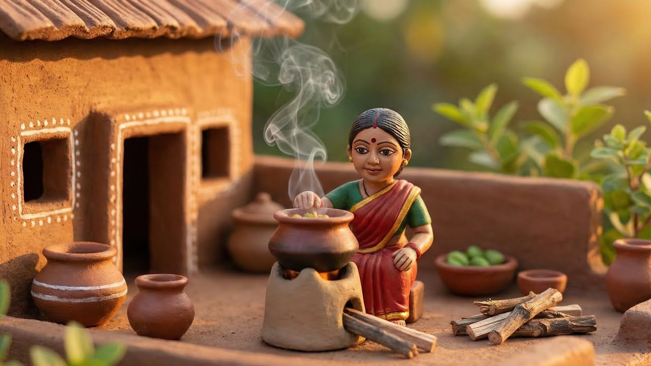 Miniature Mahila Ki Lifestyle 🌸 | Gaon Ki Aurat Ki Zindagi | Emotional Village Story
