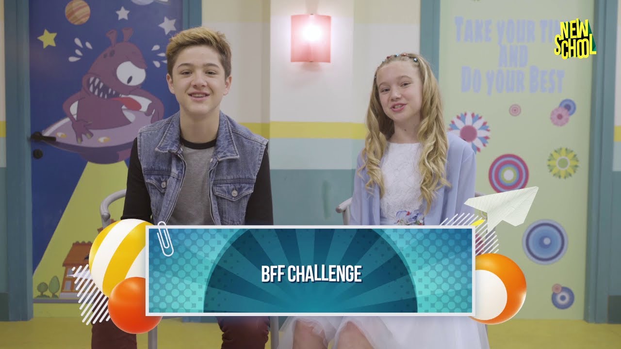 New School BFF Challenge con Cloe Romagnoli e Diego Delpiano