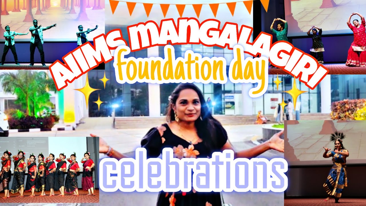 AIIMS mangalagiri 7th foundation day celebrations 🥳#aiims #mangalagiri #foundation#day #celebration