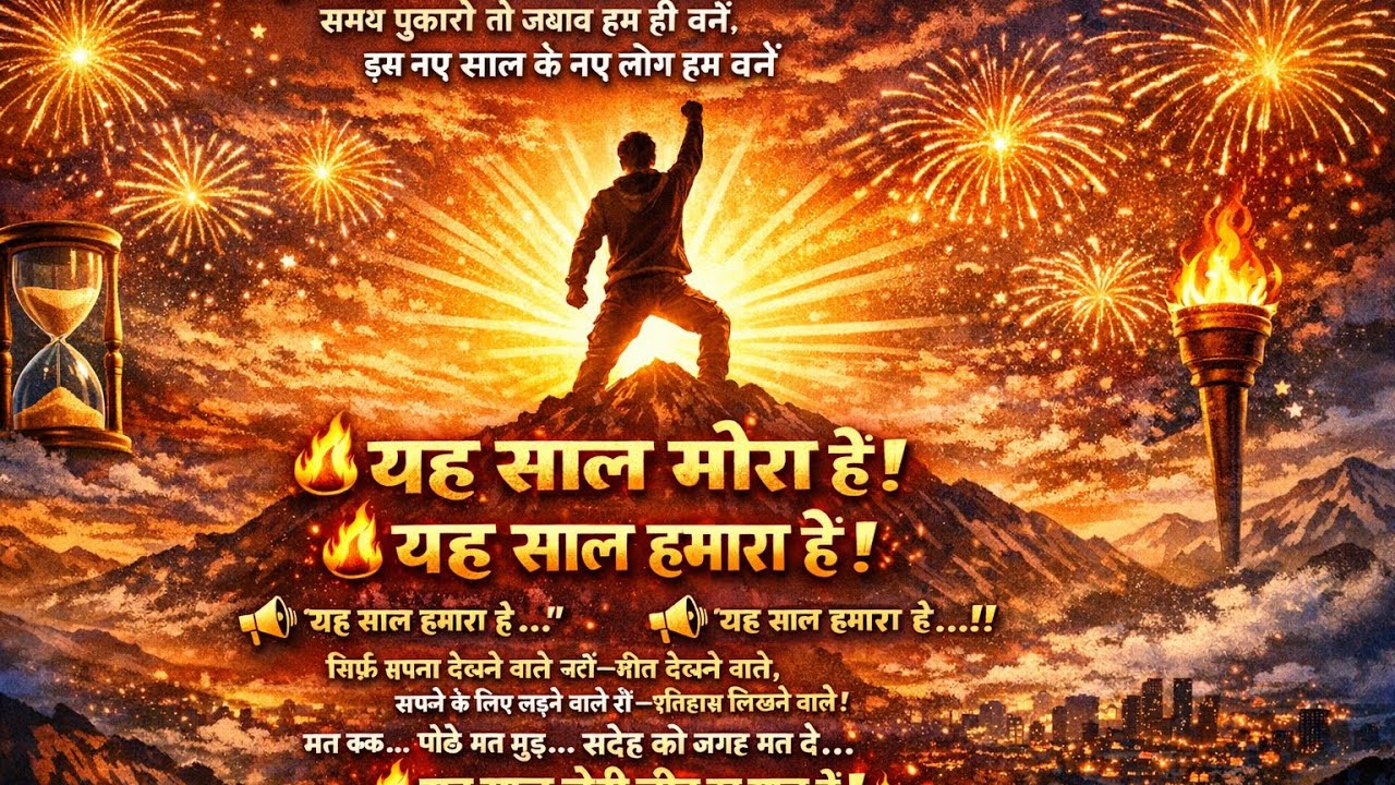 यह साल हमारा है | प्रेरणादायक मोटिवेशनल गीत  /This Year Is Ours | Powerful Motivational Song.