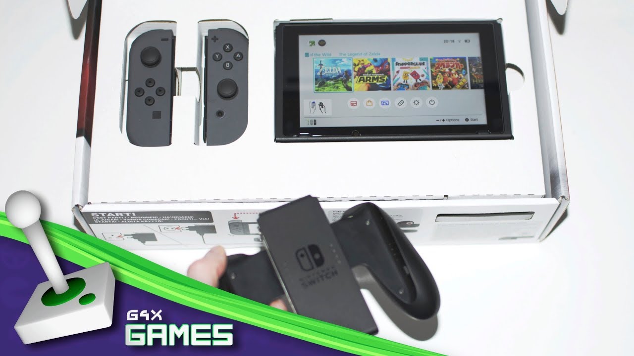 Nintendo Switch Console Unboxing and Impressions