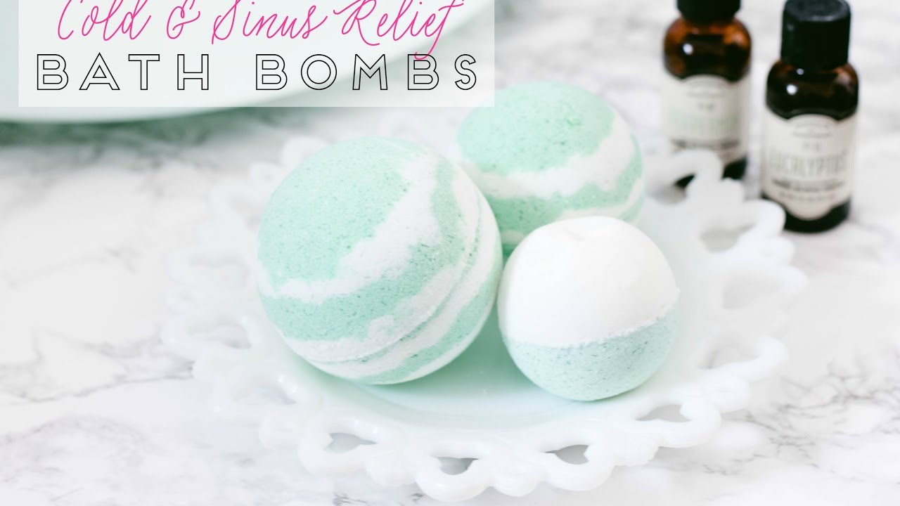 How to Make Bath Bombs for Cold and Sinus Relief