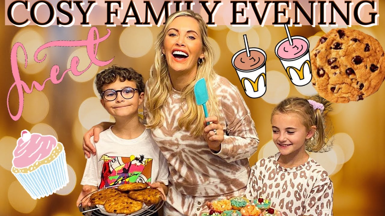 FAMILY VLOG | French struggles | Cosy evening baking!