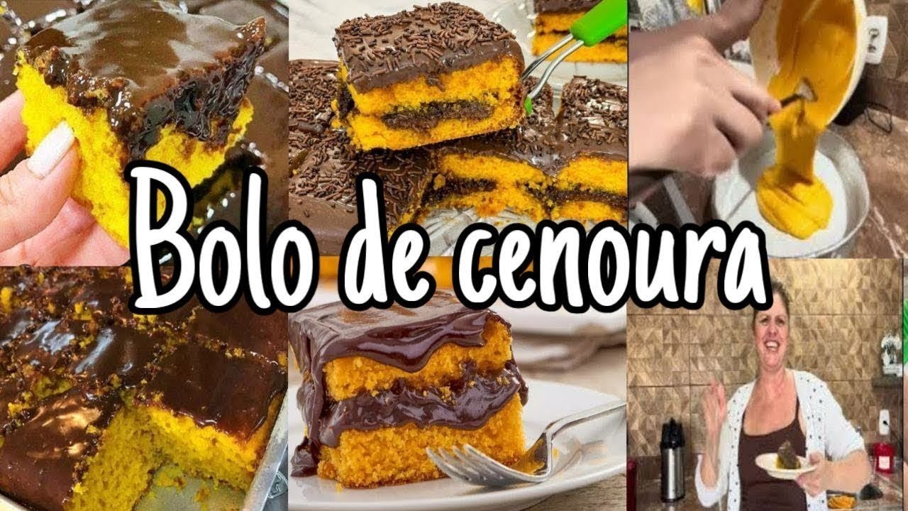 Como Fazer Bolo de cenoura fofinho 😋 | 
