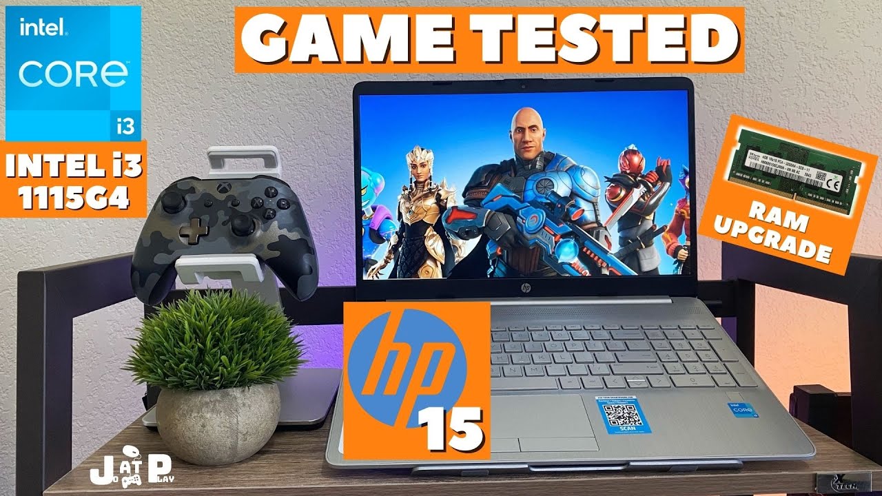 HP 15-DW Laptop Game Tested // IS THE INTEL i3-1115G4 A GAMING CAPABLE CPU? // Plus RAM Upgrade