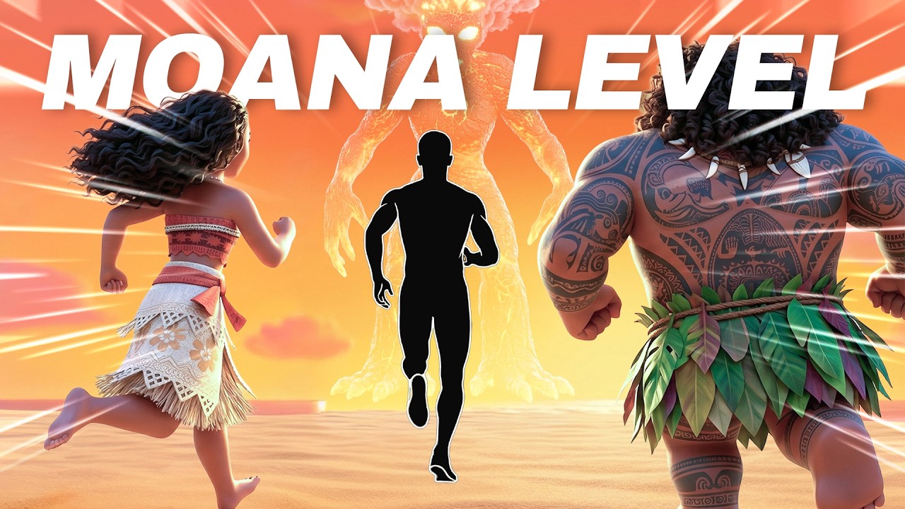 Immersive Interactive Warm Up | MOANA OCEAN RUN! 🌊🐚 Viral Interactive Game