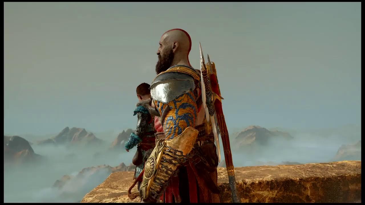 God of War - Kratos and Atreus on adventure