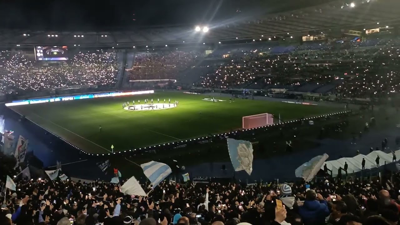 LAZIO - BAYERN. LIVE TUTTO IL PREPARTITA DALLA NORD