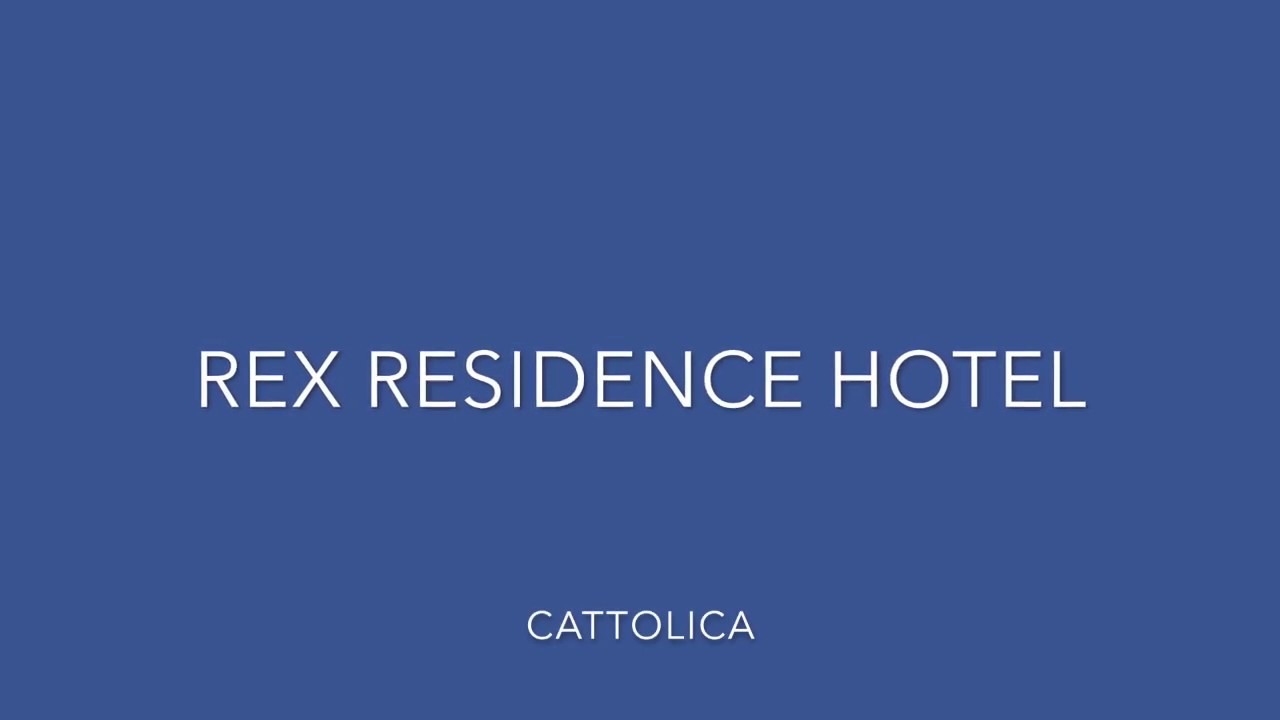 Il Drone del Rex Residence Hotel a Cattolica, panoramica al tramonto della spiaggia e piscina
