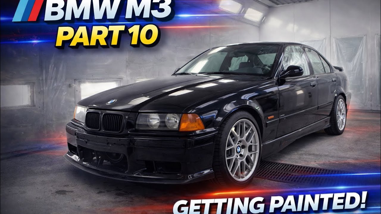 BMW E36 M3 Restoration | Part 10: Fresh Paint, Aero Upgrades & Ram‑Air Intake Mod