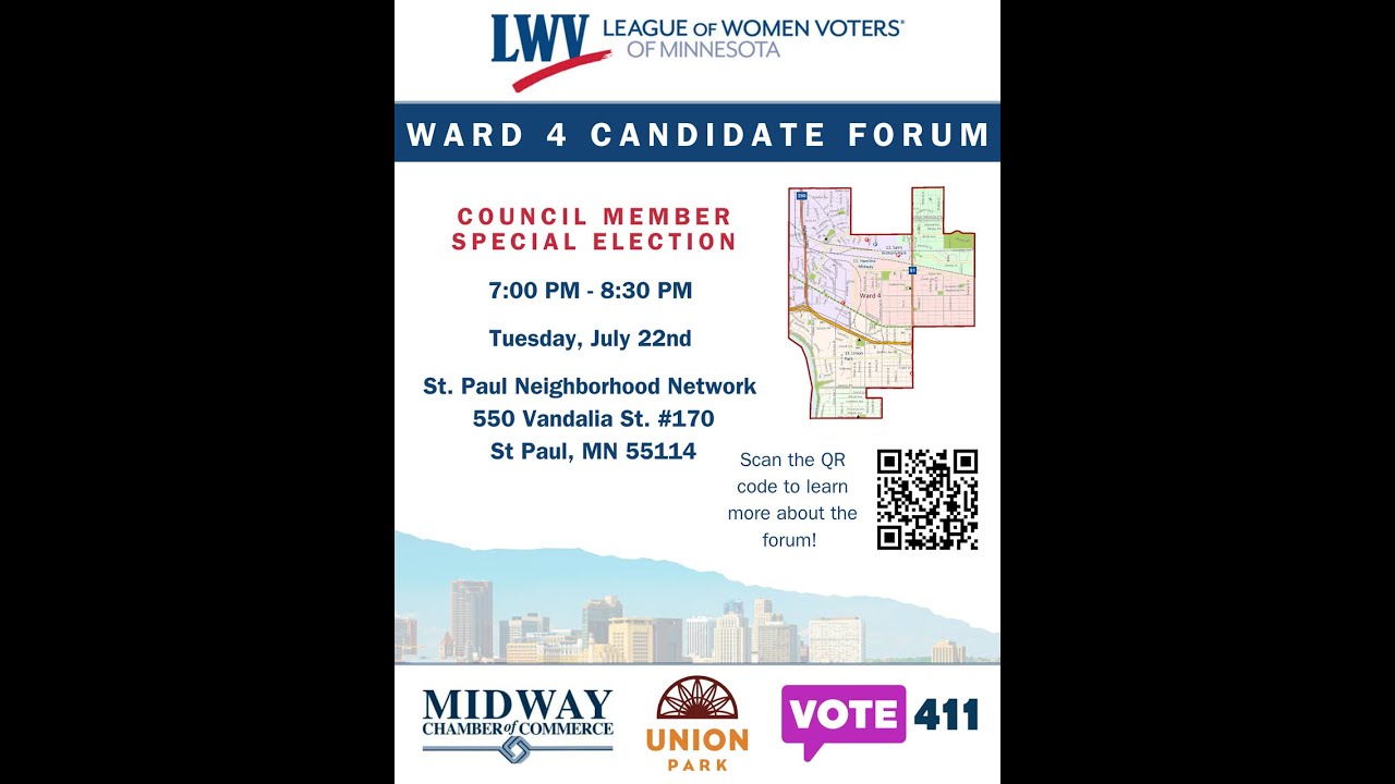 Candidate Forum - Saint Paul City Council Ward 4 Special election