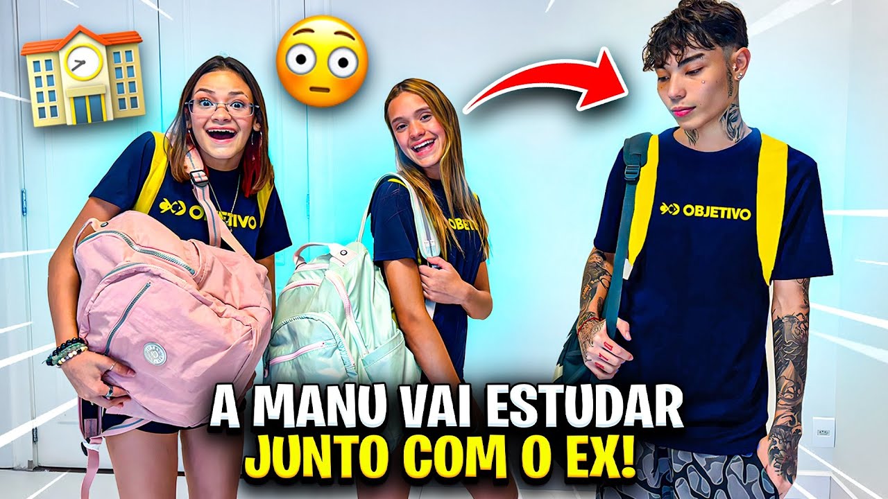 MEU EX VAI ESTUDAR COMIGO!! *primeiro dia de aula*