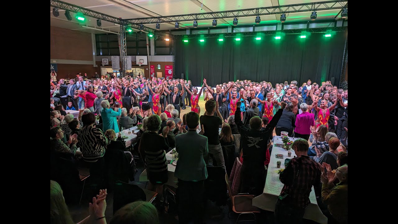 Grün-Gold TTC Herford 2. Bundesliga West Latein 2023/2024 in Herford