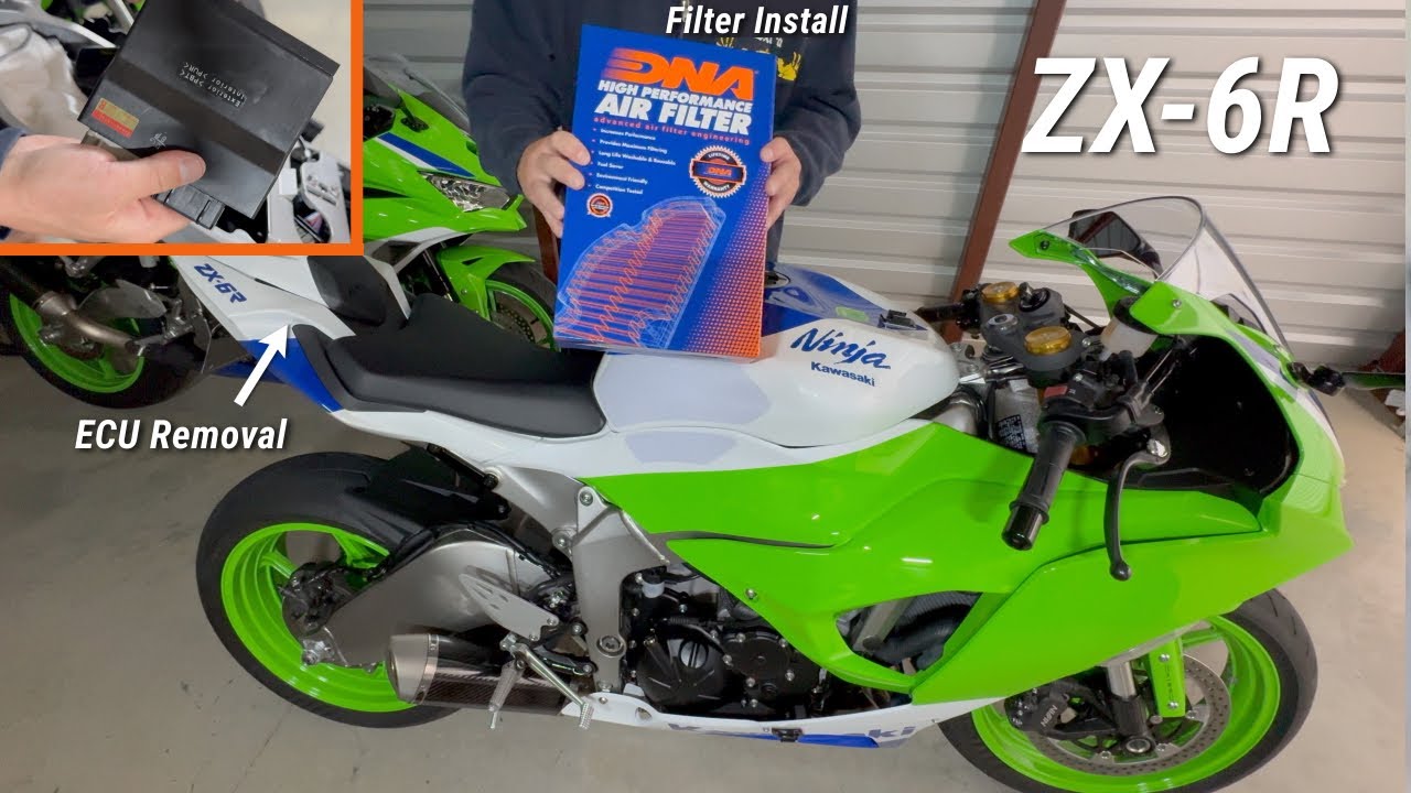 Требуется прошивка ZX6R 2024 года — снятие ЭБУ и установка фильтра