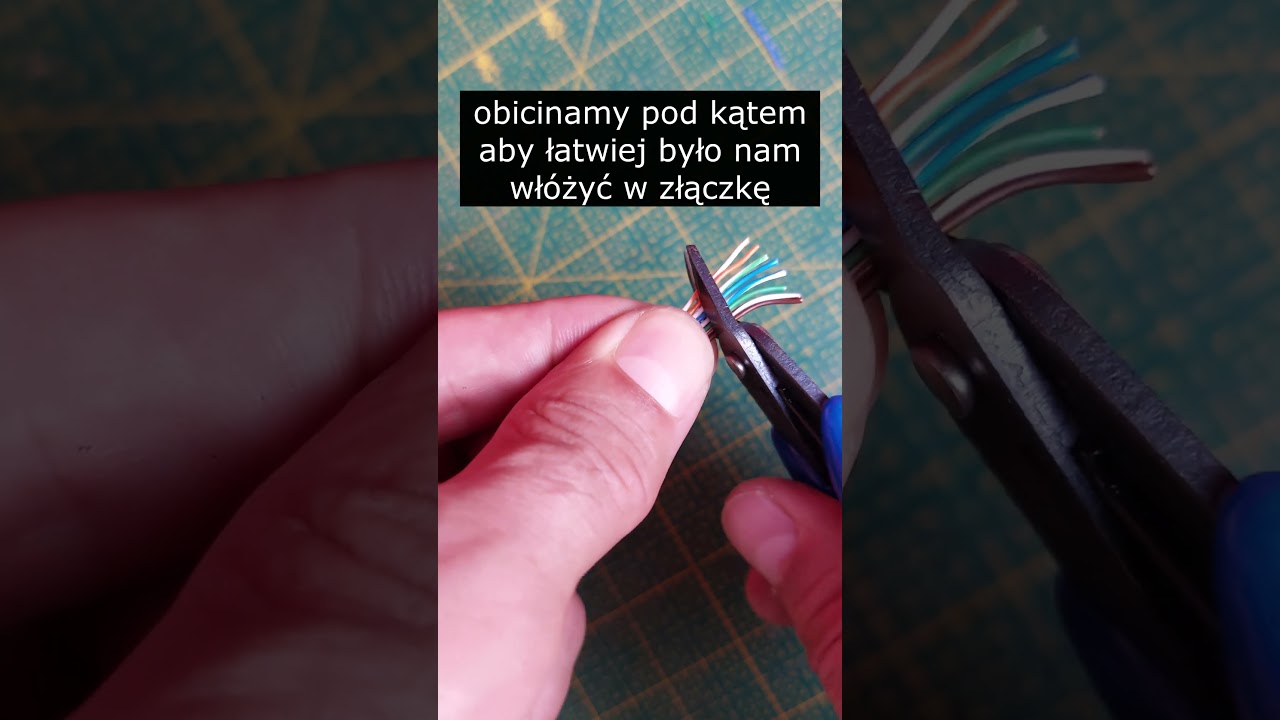 Jak zaciskać RJ45 przelotowe na skrętkę