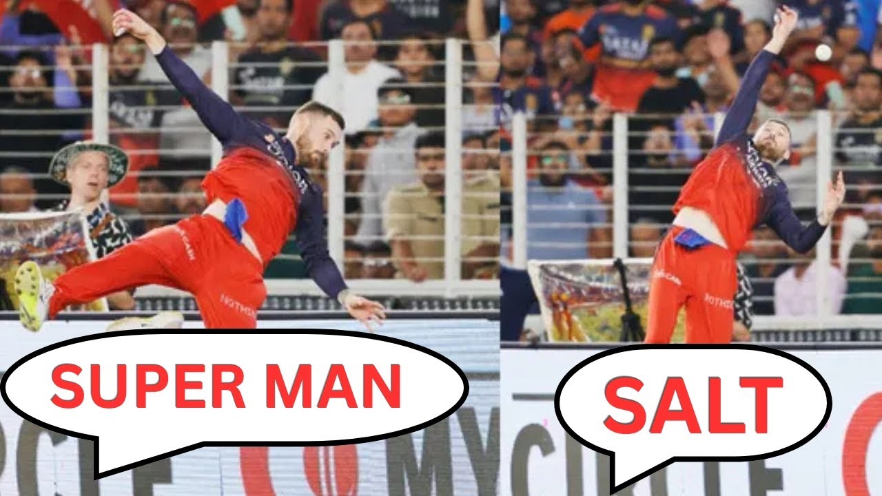 RCB vs SRH: Phil Salt's GRAVITY-DEFYING Catch! 