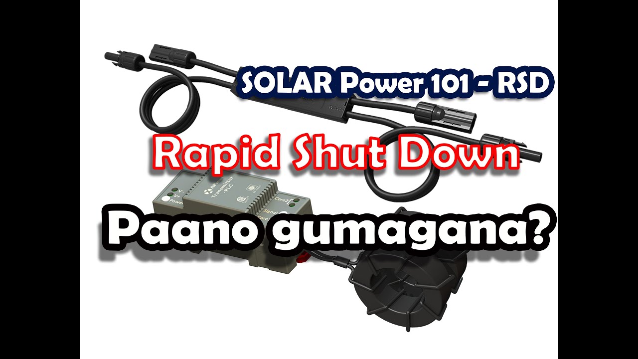 Rapid Shut Down Device - Installation and How it works.