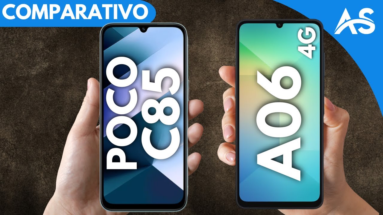 Poco C85 vs Samsung A06 4G - Comparativo