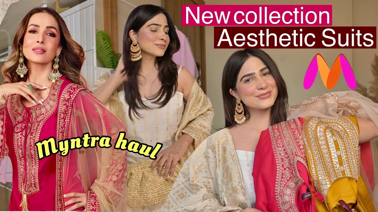 New Collection from Myntra, elegant festive suits #myntra