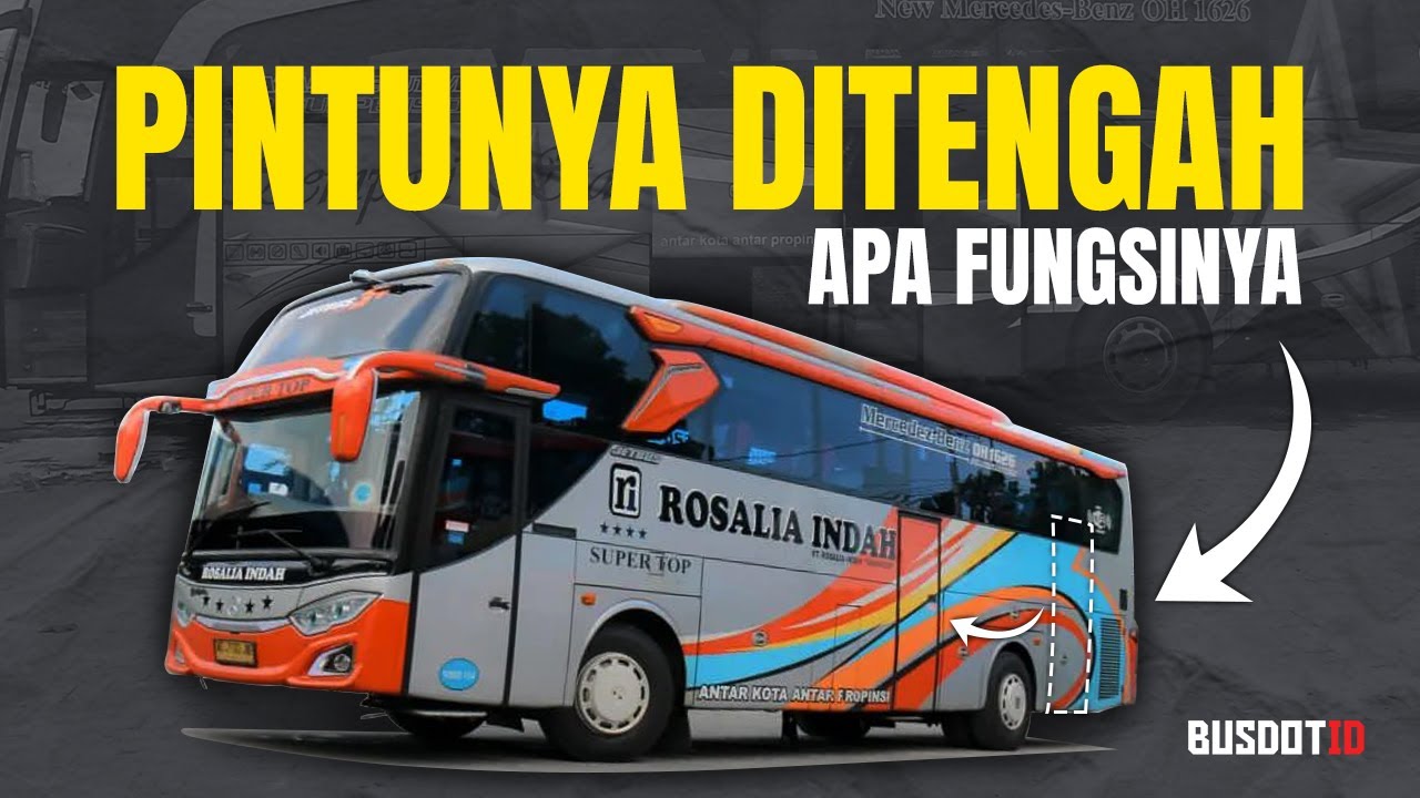 Ini Dia Fungsi PINTU TENGAH Pada Bus
