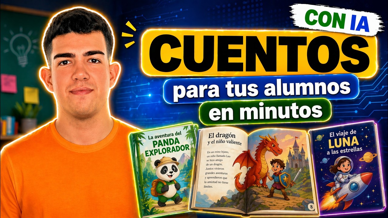 CÓMO ILUSTRAR una HISTORIA con IA | NUEVO modo GRATUITO en GEMINI | IA para profesores