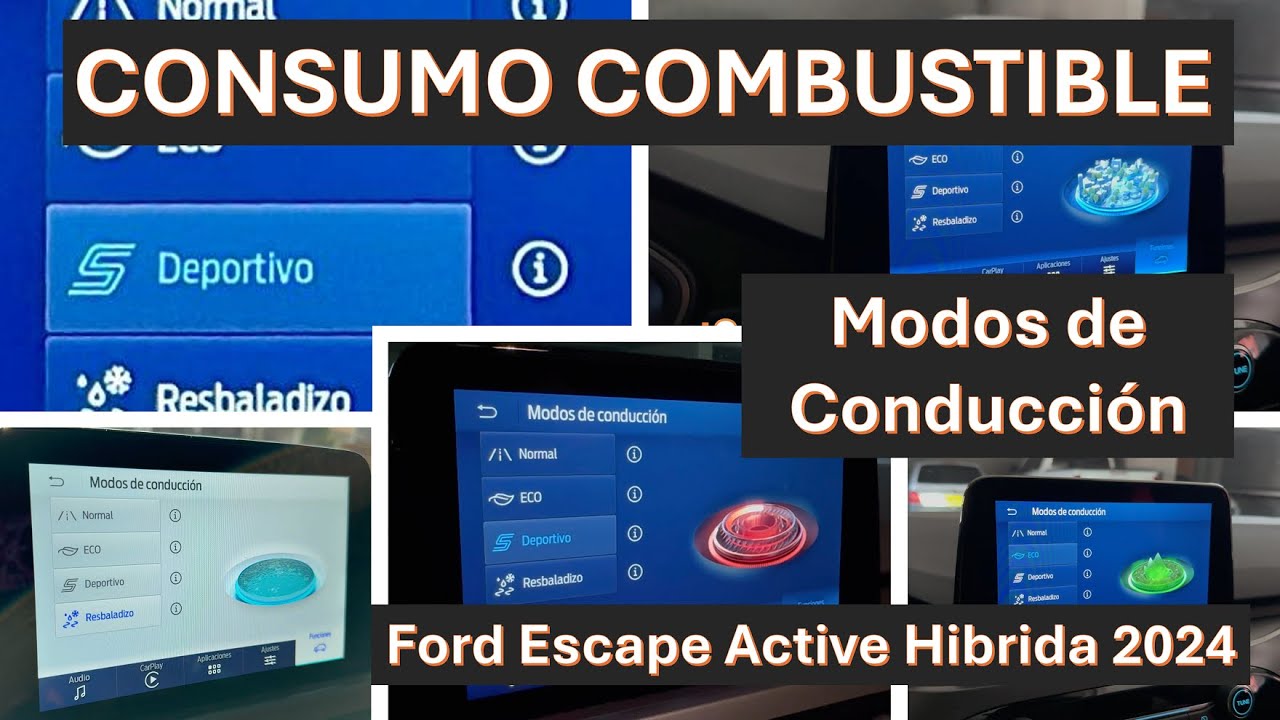 Prueba Consumo Combustible Ford Escape Active Hibrida HEV 2024