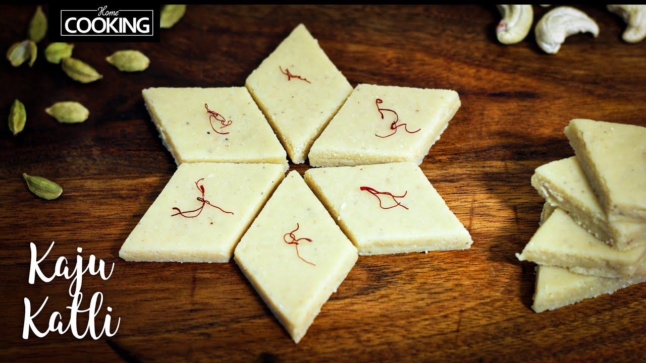 Kaju Katli | Cashew Burfi | Kaju ki Barfi Recipe | Indian Sweets | Mithai | Indian Recipes