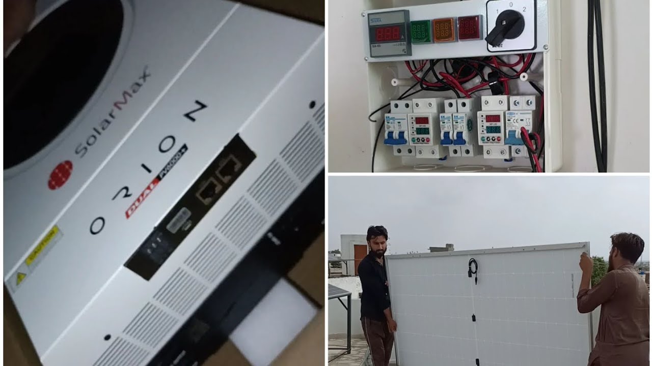Solar system installation | Solarmax orion series 6kw
