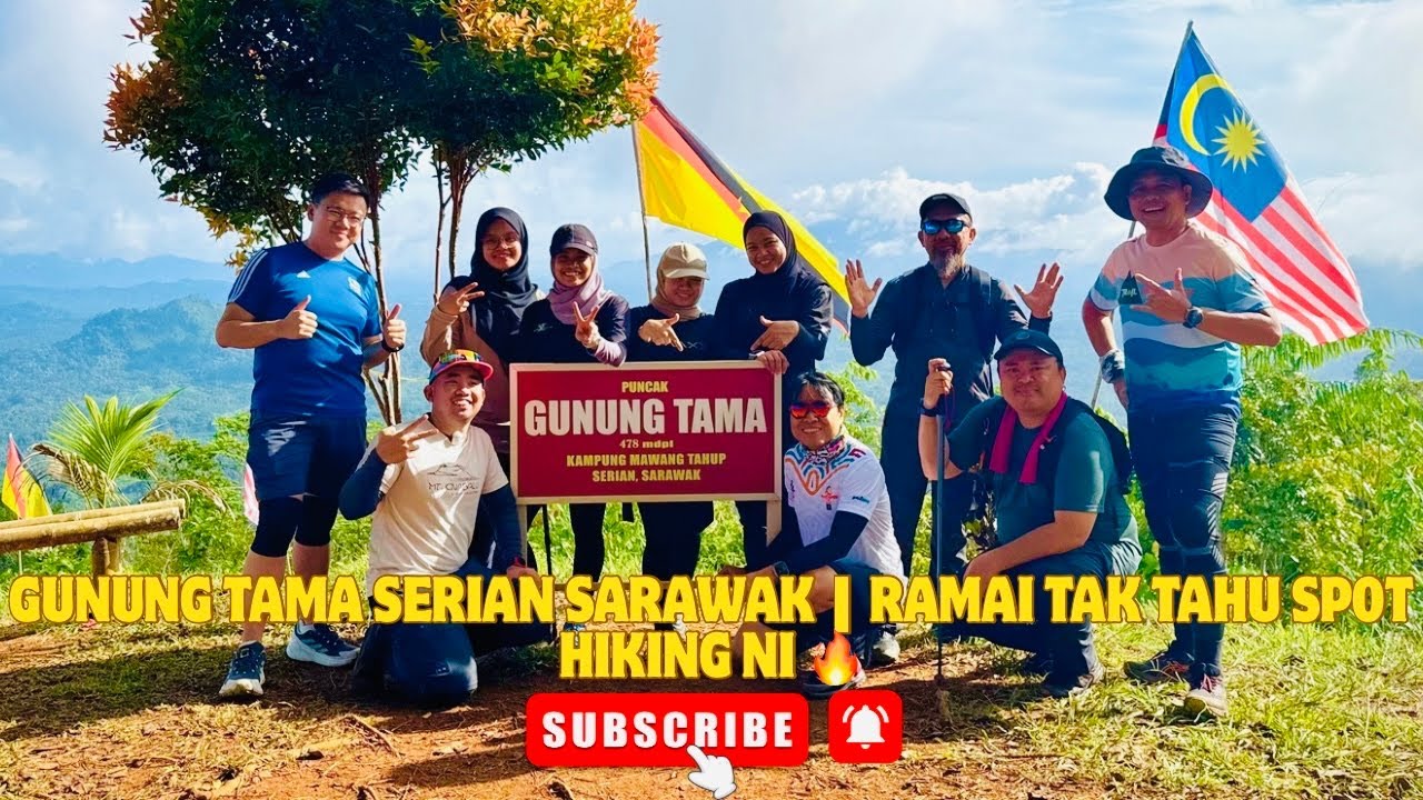 Vlog Gunung Tama Serian Sarawak | Ramai Tak Tahu Spot Hiking Ni 🔥