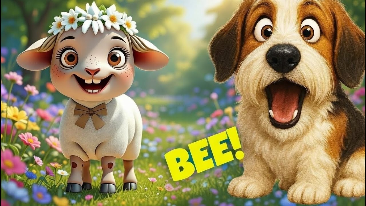 Upoznajemo OVČICU 🐑🧡 | OVCA i njena mala porodica BEEE! | Edukativni crtani za decu
