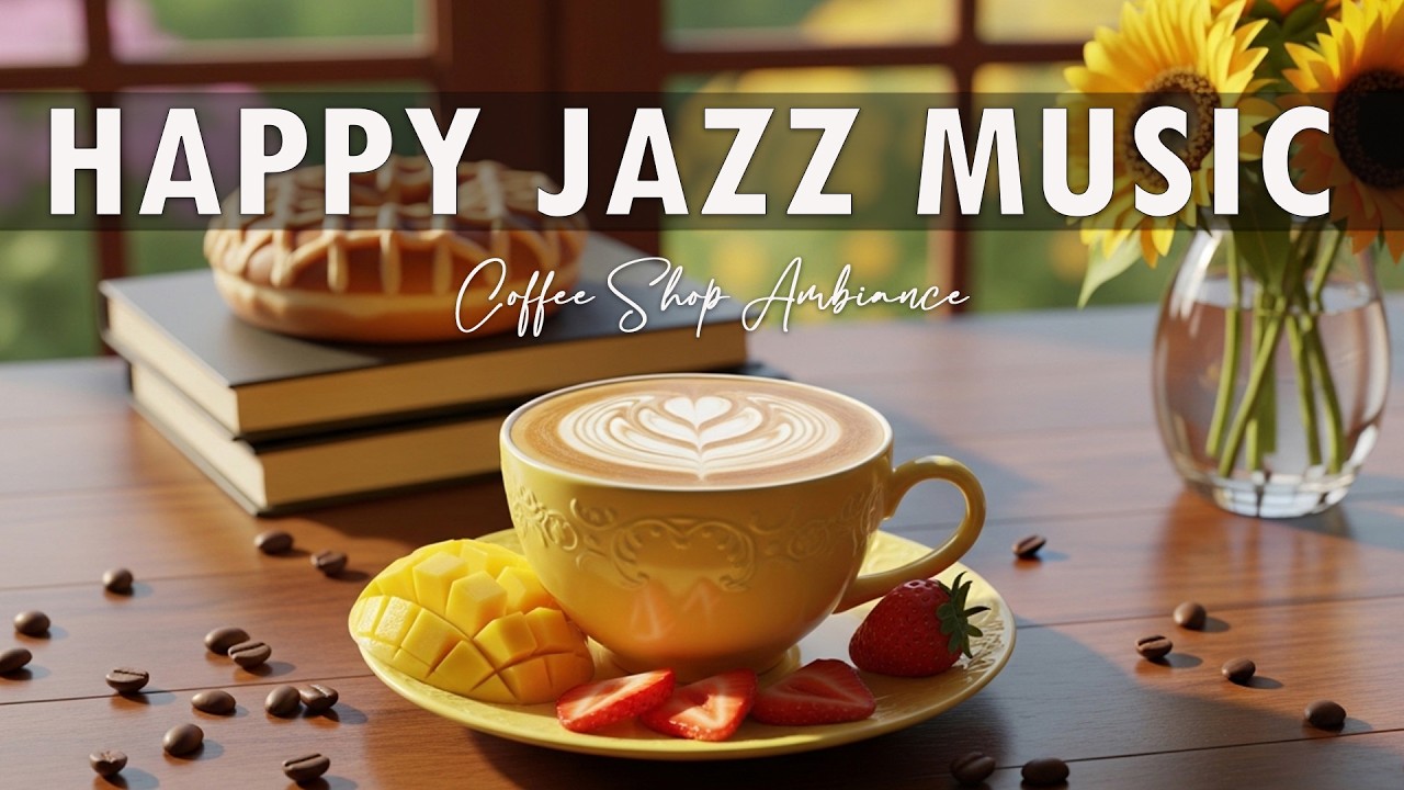 Happy Jazz Music ☕ Coffee Shop Ambiane & Coffee Jazz Music for Happy Morning.