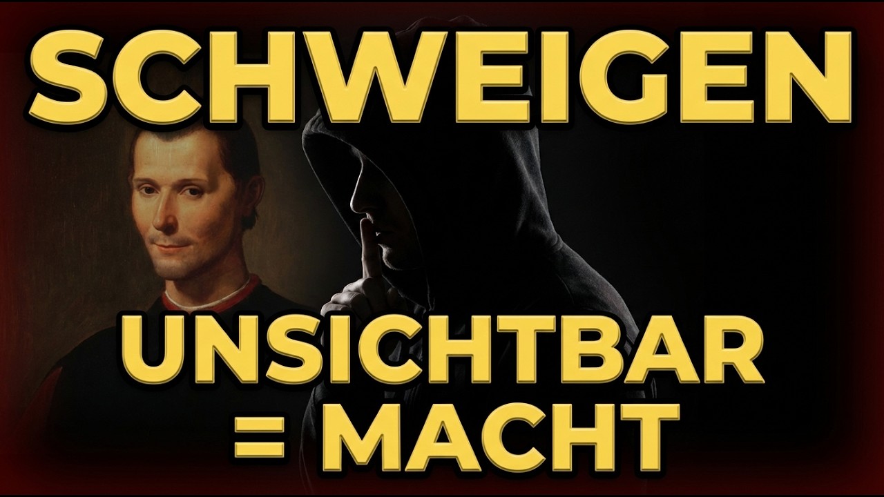 Machiavellis gefährlichste Waffe: Warum du SOFORT aufhören musst, zu reden.