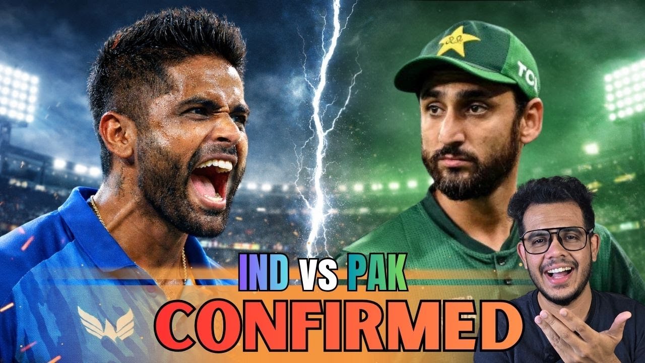 IND vs PAK T20 WC Match Confirmed | The End To The Drama | T20WC2026