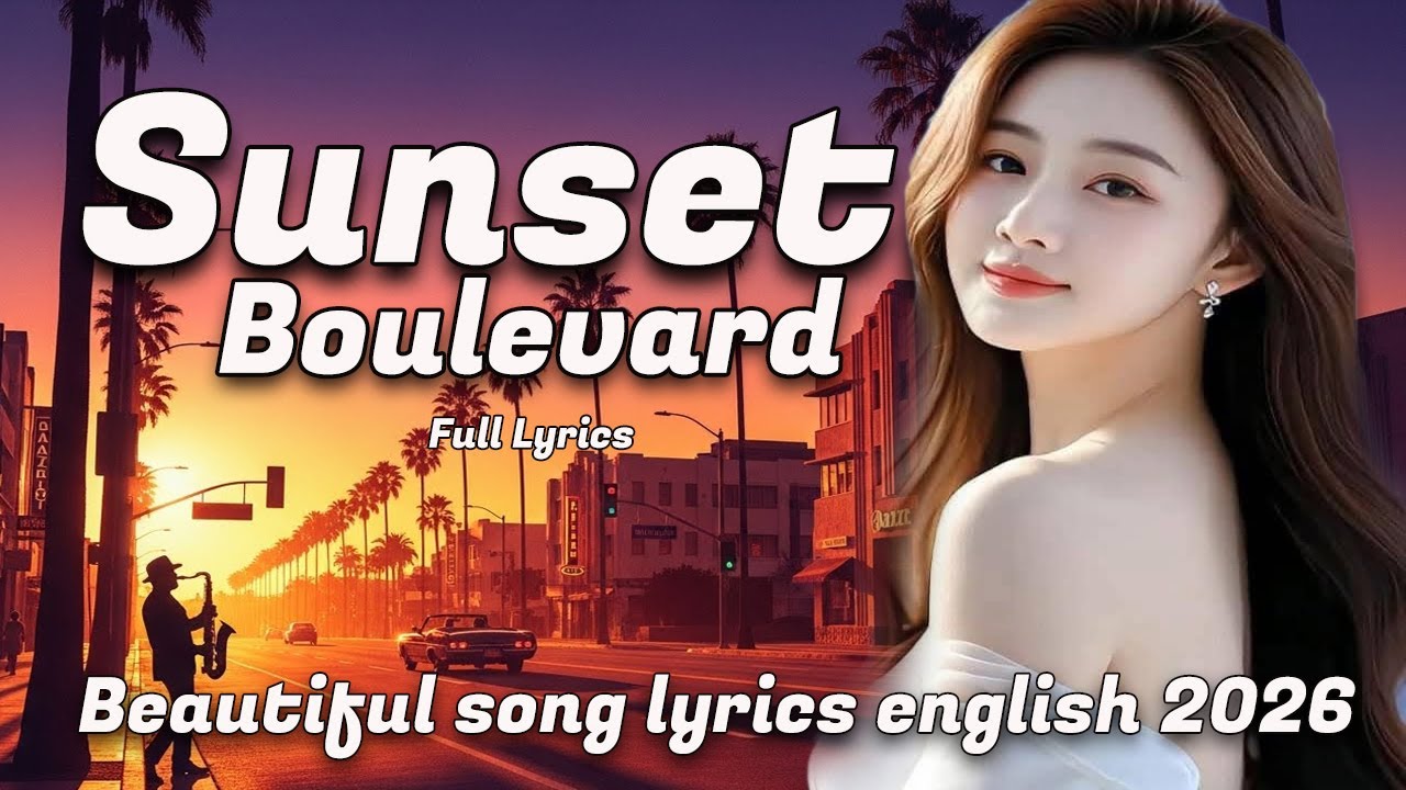 Sunset Boulevard | Beautiful song lyrics english 2026