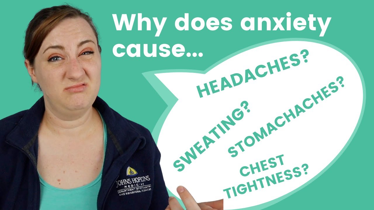 20 most common physical symptoms of anxiety- what they are and why they happen.