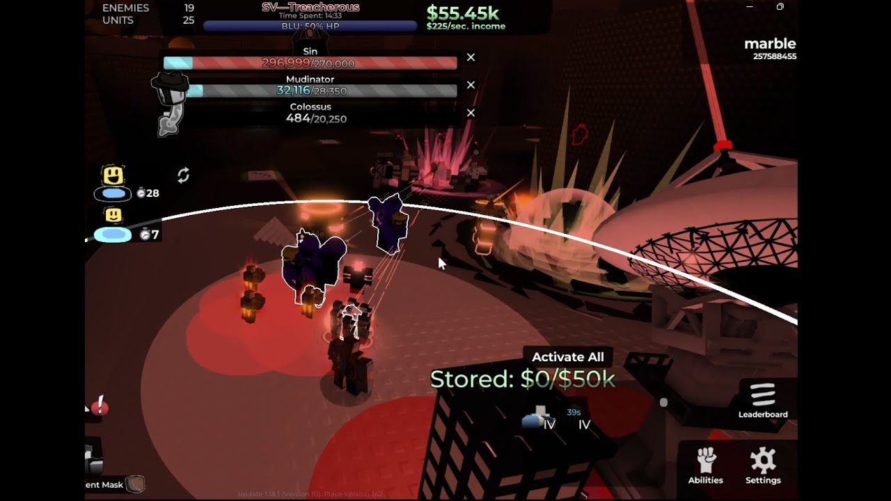 Sleepy Treacherous - (Strategy) - [World Tower Defense - Roblox]
