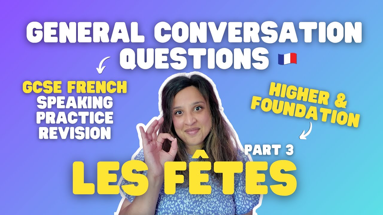 GCSE FRENCH ORAL EXAM PRACTICE – Get More Marks by Speaking Aloud Now! (Part 3)