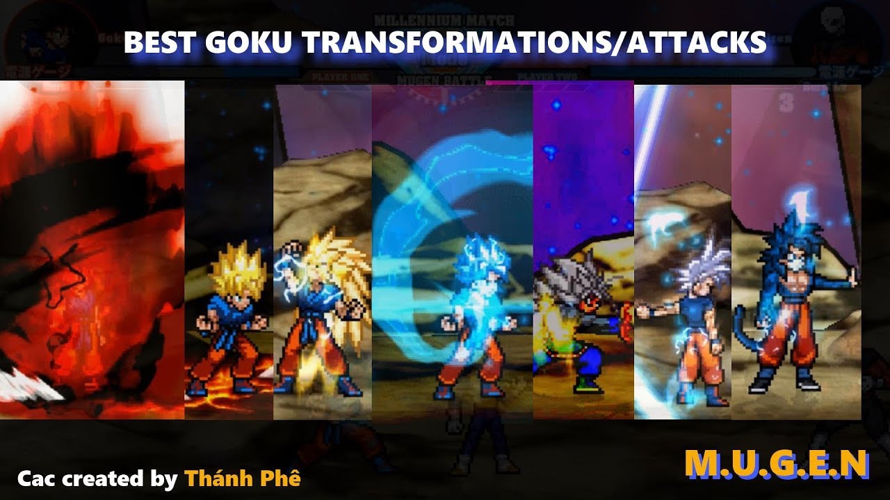 Goku_TP JUS Base,Kaioken,Evil/False SSJ, SSJ ,SSJ3, SSJ4, SSJBLUE ,SSJ3BLUE ,MUI BOOST BY Thánh Phê