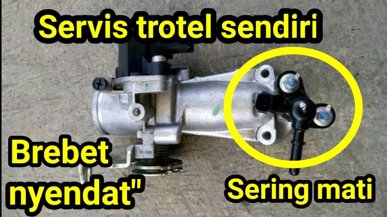 Cara servis trotel bodi vario dan beat #vario150 #vario125 #beat