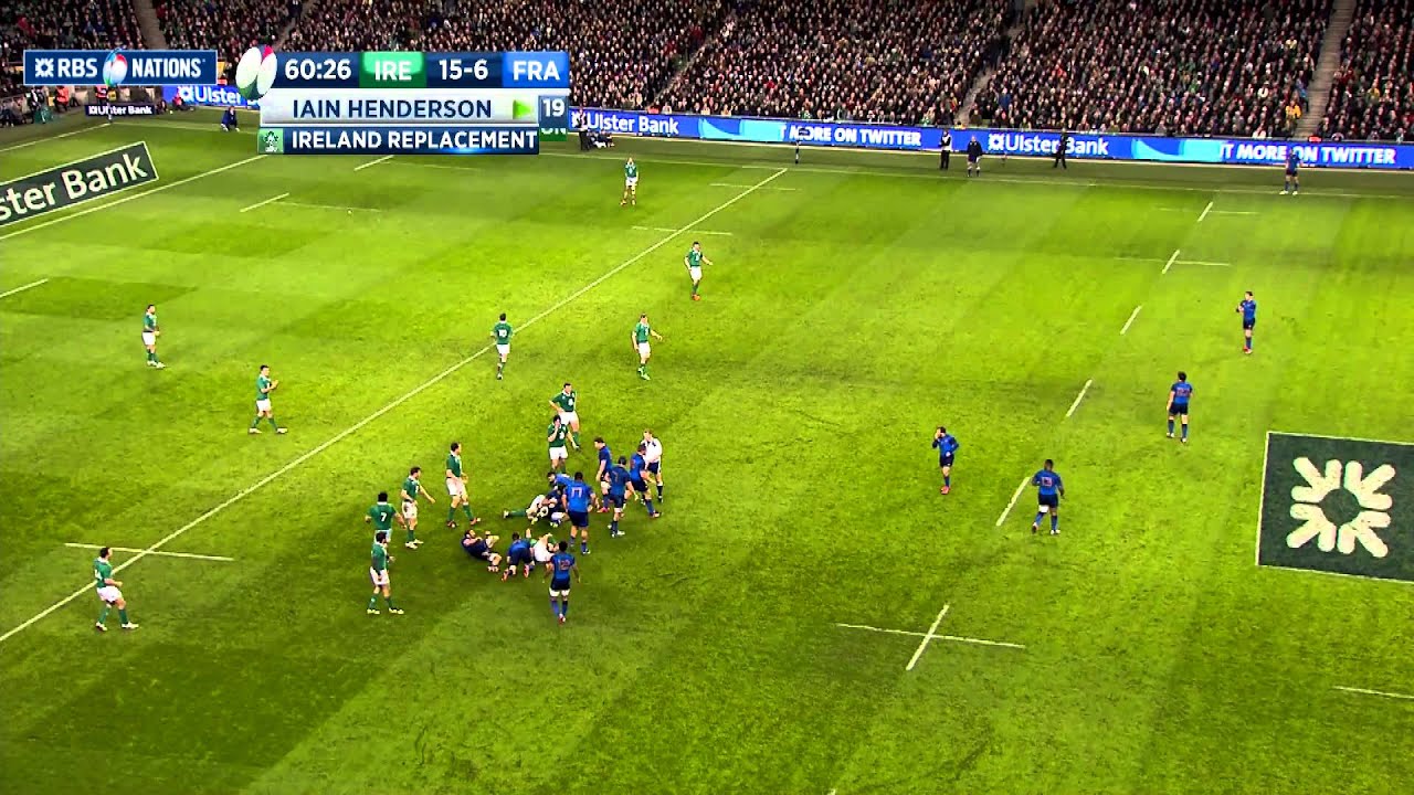 Rory Best Yellow Card - Ireland v France, 14th Feb 2015