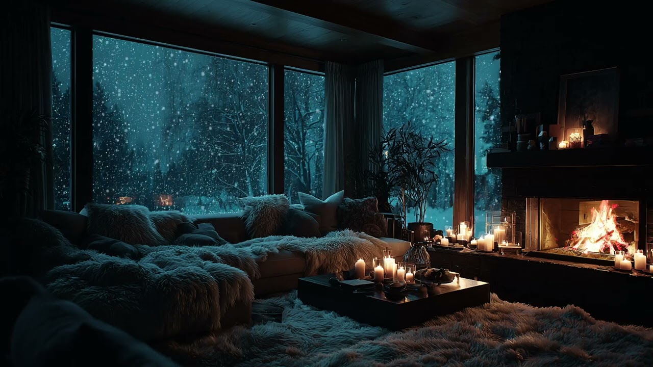 Firelight Breathing While the Wind Moves the Dark | Ambient Music to Let Go 🔥🌬️💫