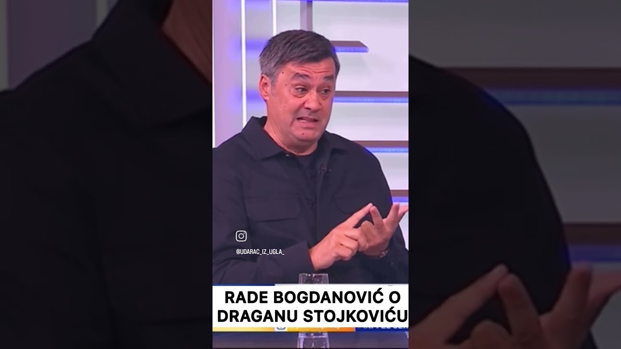 Rade Bogdanovic smashes Dragan Stojkovic #serbia #football
