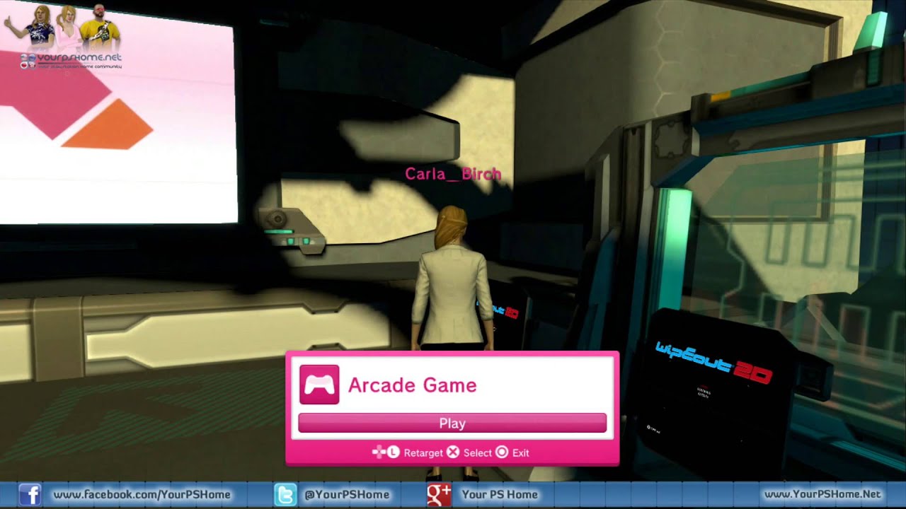 PlayStation Home Public Space Tour - WipEout Museum