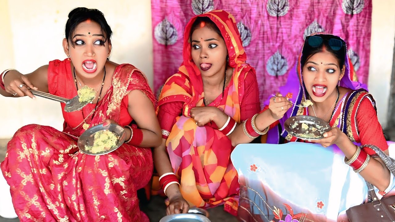 पगली बनाई देशी लौका का हलुआ pagali ke new comedy video