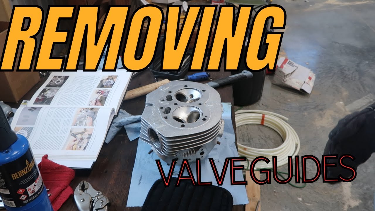 Norton Commando valve guide removal