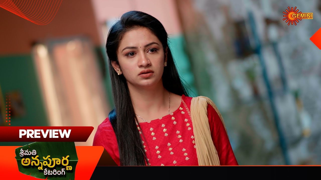 Srimati Annapurna Catering - Preview of the day | Watch full EP Sun NXT | 03 Jan 2026 | Gemini TV