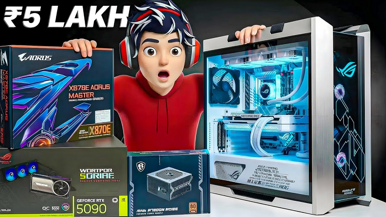 FINALLY MY NEW GAMING PC FROM YOUTUBE MONEY 🤑