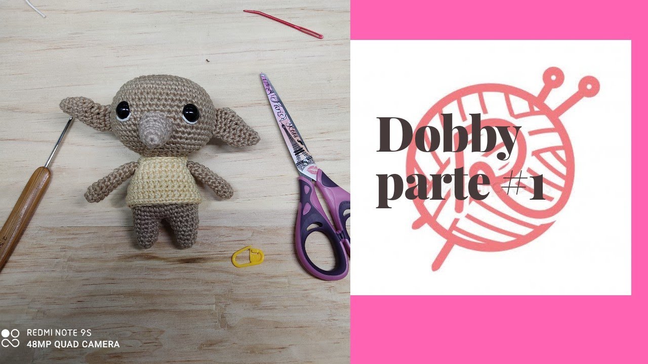 DOBBY  AMIGURUMI / parte 1 /Los Amigurumis De Roolexitho