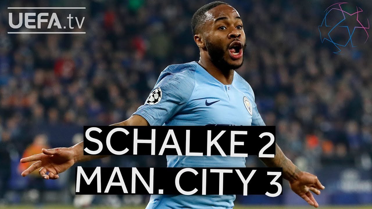 SCHALKE 2-3 MAN. CITY #UCL HIGHLIGHTS